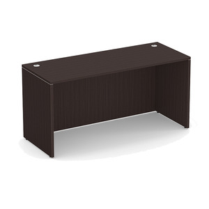 PL129 24"D x 60"W CREDENZA SHELL- Espresso