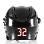 2 Color Custom Font Die Cut Number Decals - Hockey