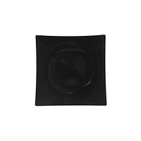 Thunder Group 24007BK 73/8" x 73/8" x 13/8" Flare Plate