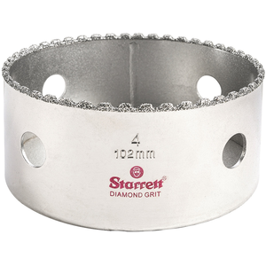 STARRETT KD0400-N 4'' (102mm) Diamond Grit Hole Saw