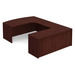 PL143 24"D x 71"W CREDENZA SHELL - Mahogany
