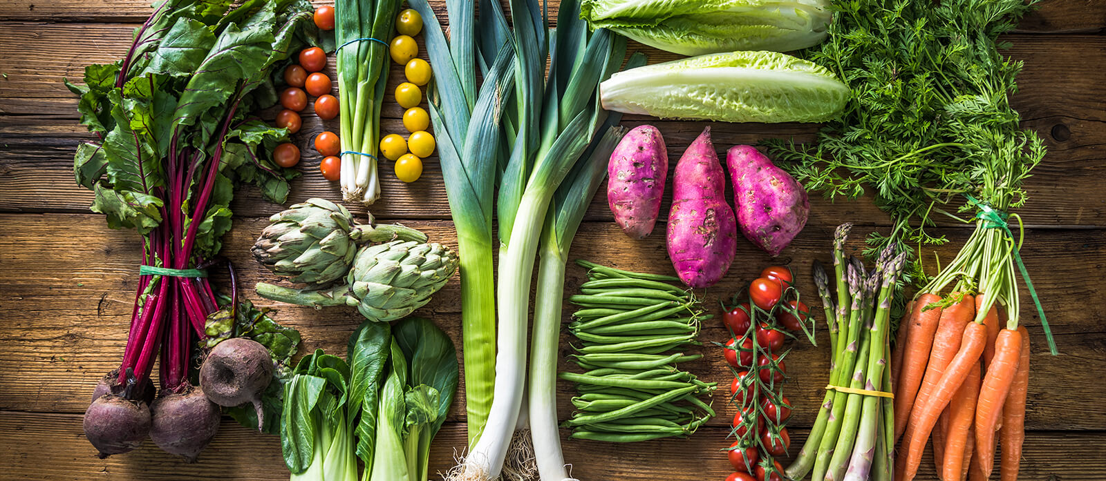 fresh assorted vegetables