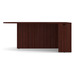 PL133R 71" BULLET DESK W/CORNER EXTENSION- RIGHT- Mahogany