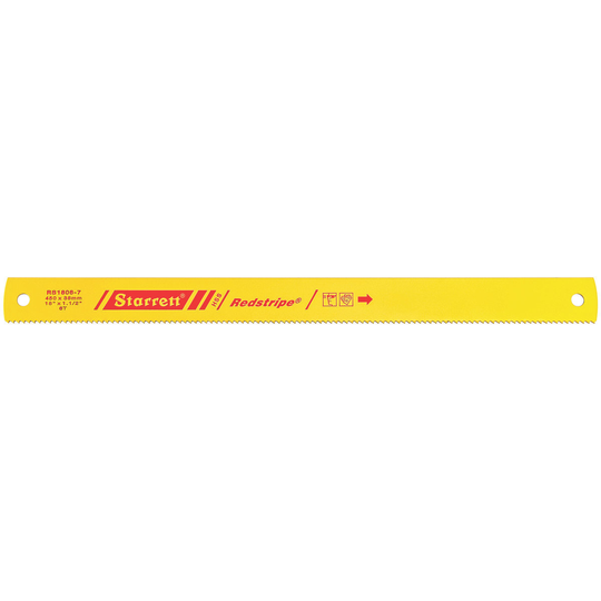STARRETT RS1806-7 18 x 1-1/2 x .075 x 6T, Redstripe Power Hacksaw Blade