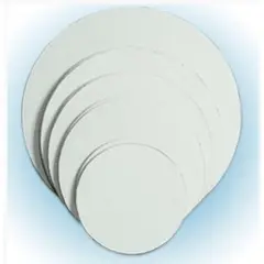 12" WHITE PIZZA CIRCLES, CLAYCOAT, C-FLUTE, 150# TEST, 100/CS, 60 CA/PA