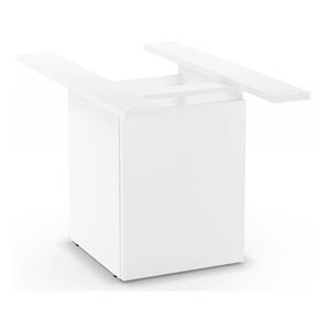 PLCUBED20 20" CUBE BASE WITH DOOR- WHITE