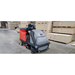 PowerBoss Scrubmaster B400 RH in use in a lumber warehouse