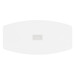 PL235T 36x71 BOAT SHAPE TOP- White