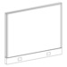 P3948 POWER Webb Panel - 39"H x 48"W Aspen Fabric, Silver