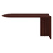 PL131 66" BULLET DESK - Mahogany