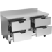 Beverage Air WTRD60AHC-4 Two-Section Worktop Refrigerator