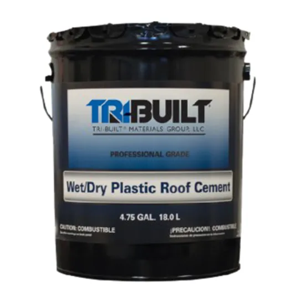 TRI-BUILT Wet/Dry Plastic Roof Cement