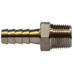 Adapter, 2-in Hose Barbed x 2-in MIP, Stainless Steel