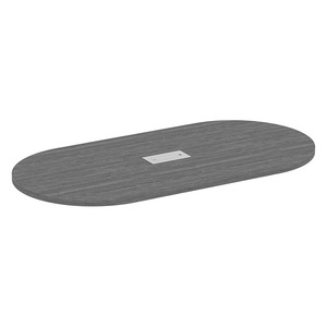 PL135T RACE TRACK SHAPE 71x35 TOP- NEWPORT GRAY