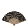 Folding Fan Black & Bamboo