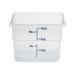 Cambro Translucent 12 qt. CamSquare Container