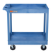 Luxor EC11HD-BU Two-Shelf Heavy-Duty Tub Utility Cart, 32" x 18"