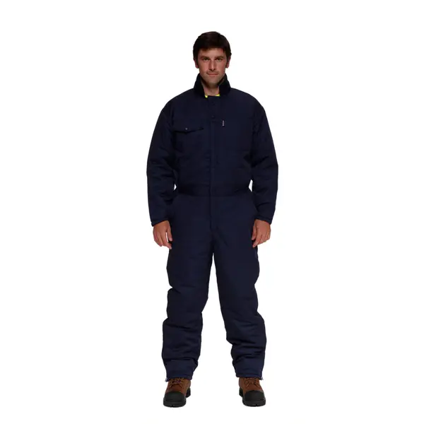 STALWORTH 769N - Men's Polyester/Cotton Insulated Coverall - Navy