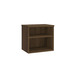 PL1053 OPEN SIDE CABINET- MODERN WALNUT