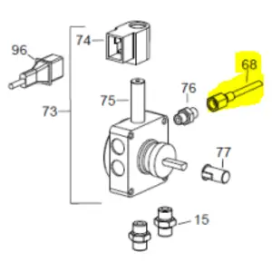 Veloci Heater High Pressure Micropipe for Blaze Heaters
