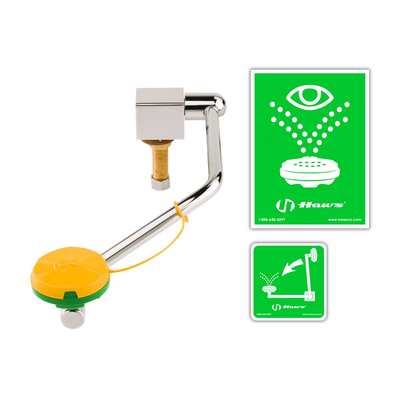 T&S Brass EW-7610 Pull Down Eyewash Sink Mounted