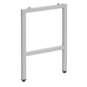 PLTLEGU3041H 30" METAL U LEG 41"H- Silver