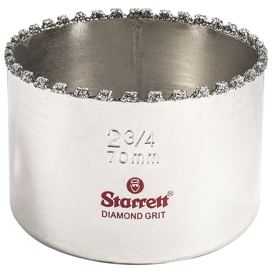 STARRETT KD0234-N 2-3/4'' (70mm) Diamond Grit Hole Saw