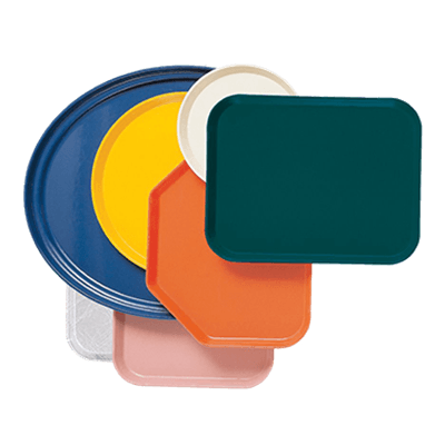 Cambro Black 14" x 22" Trapezoid Camtrays