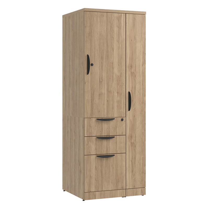 CLAST1018N, PL286/287 NARROW WARDROBE, CABINET, BOX/BOX/FILE - Aspen
