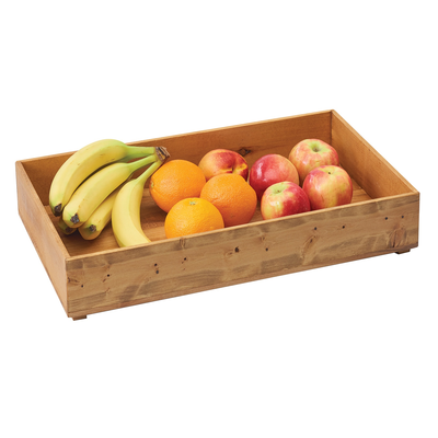 Cal-Mil 3682-2012-99 20"W x 12"D x 3-1/4"H Madera Stacking Box