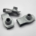 M10 - 1.5 LONG THROAT MULTIPLE THREAD SPRING NUT U TYPE SPRING STEEL GEOMET 321 GREY PER PRINT