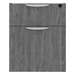 PL108 BOX/FILE HANGING PEDESTAL - Newport Gray