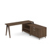 PLTVARWLEG VA WOOD LEG PAIR- MODERN WALNUT