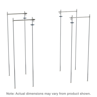 Metro TTE21C Super Erecta & Super Adjustable Top-Track Stationary End Unit Kit 21"W