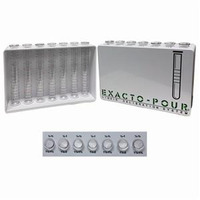 Spill-Stop 13-910 Exacto Pour Bar Test Kit, liquid calibration system includes: (7) plastic tubes