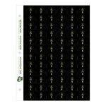 Shoulder Pad ID Adhesive Sticker Sheets