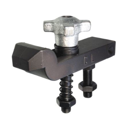 Carr Lane CLM-85-GCSA-4 Slotted-Heel Gooseneck Clamp Strap Assembly (Hand Knob and Spherical Washer) - Metric