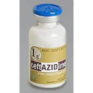 Ceftazidime 1gm, 25's Vials   NDC 25021012720