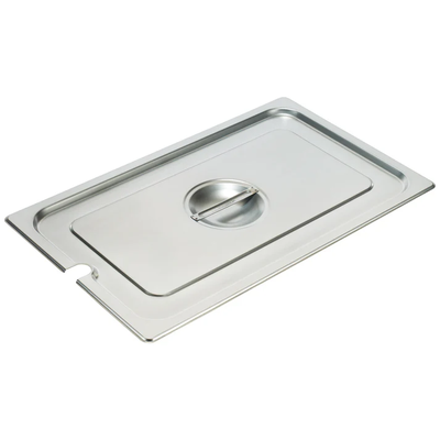Winco SPCF Slotted Stainless Steel Full Size Steam Pan Cover