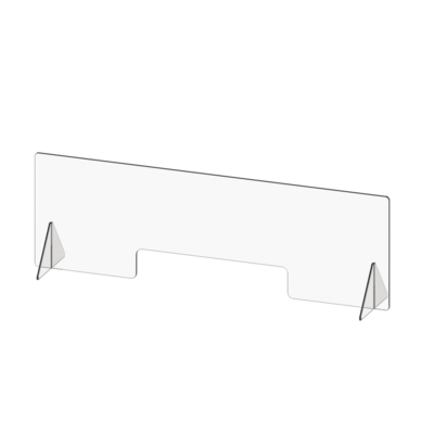 Cal-Mil 22168-47 47"W x 10"D x 15"H Register Shield