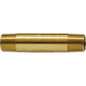 3/4 X 1-1/2 YELLOW BRASS NIPPLE