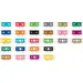 Original COL'R'TAB® Alpha 81950 Label Packs and Kit