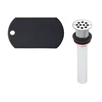 PRODRAIN-MBPVD: Matte Black PO Plug Open Grid No Overflow PO Plug (PVD)
