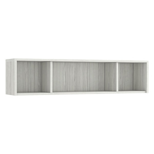 PL1044OH - 71" ELEMENTS SERIES OPEN HUTCH- Silver Birch