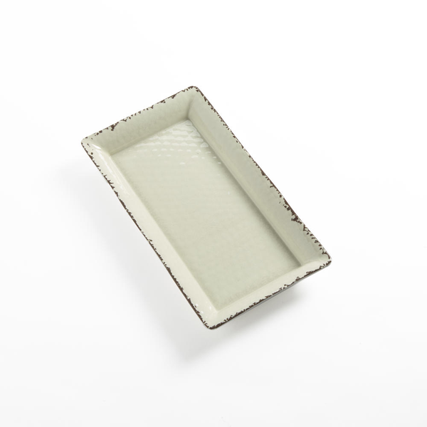 Antique White Melamine Platters