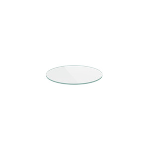 PLT24RCLEAR 24" CLEAR GLASS ROUND TABLE TOP