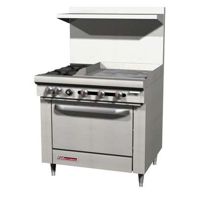 Southbend S36A-2TL S-Series Restaurant Range Gas