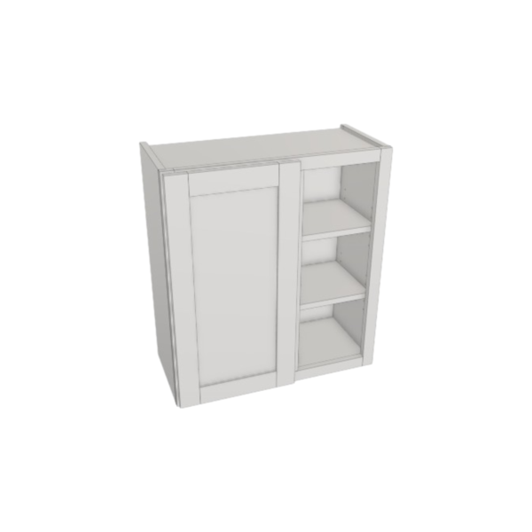 Metropolitan White Wall Blind Corner - 27 W X 30 H