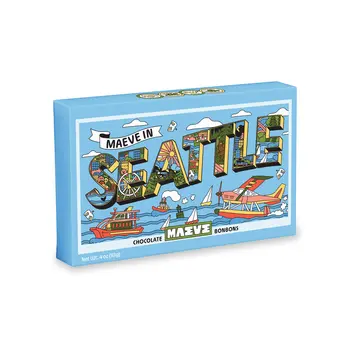 Seattle Postcard Bonbon Box (4 oz)