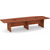 12' Classic Boat Shape Conference Table with Panel Base - Cherry